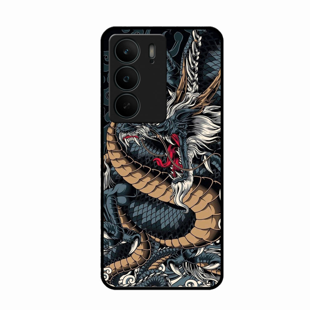 Midnight Dragon Glass Phone Case for Realme C75 5G