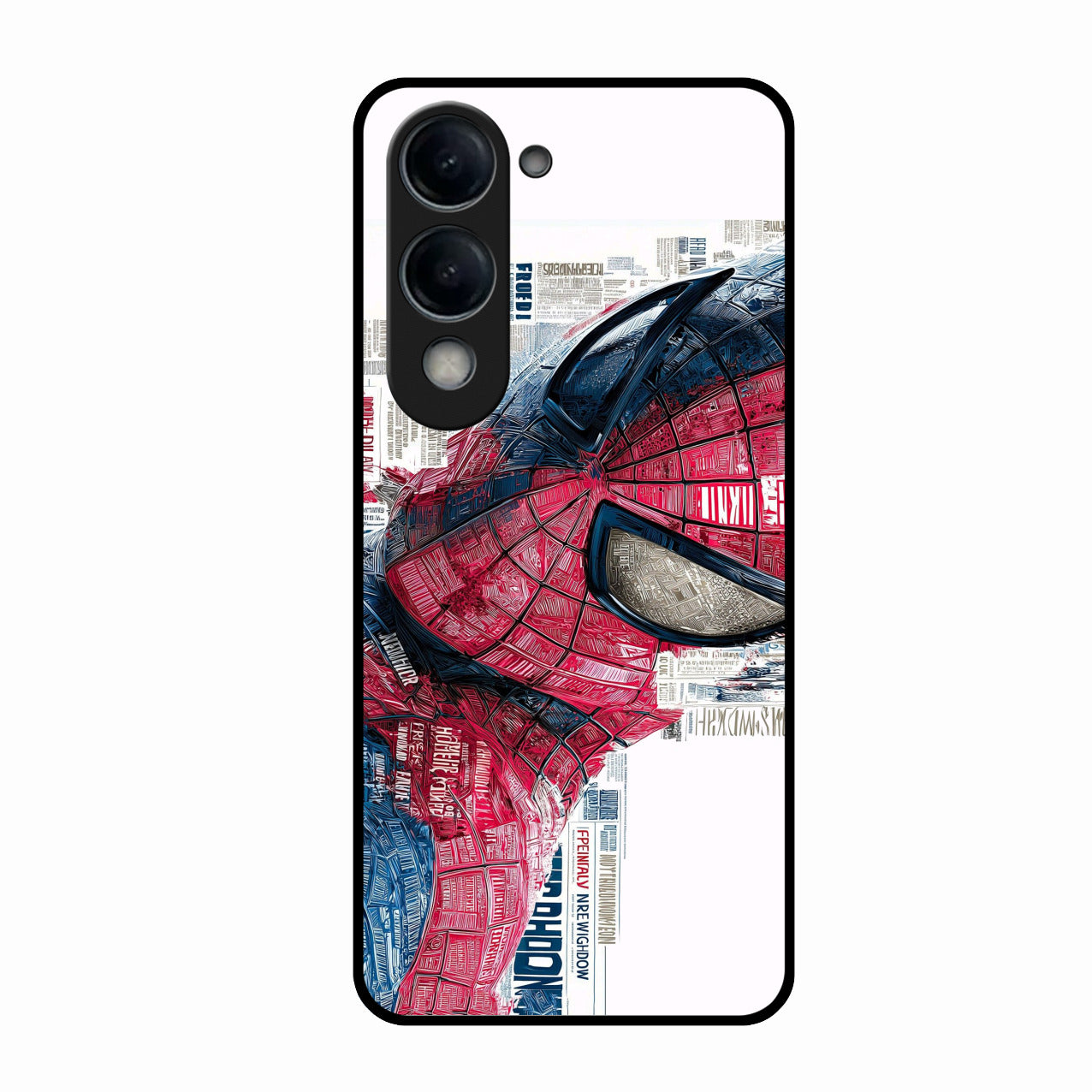 Red Blue Web Hero Glass Phone Cover for Vivo T4 Lite 5G