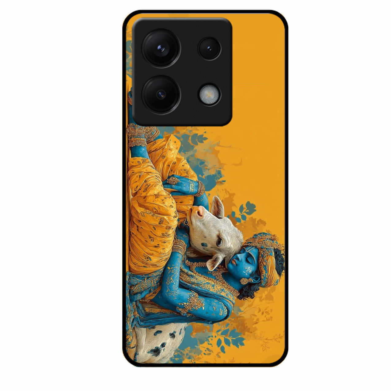 Divine Krishna Gopal Premium Glass Phone Case for Redmi Note 13 Pro 5G
