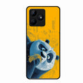 Cute Panda Sketch Premium Glass Phone Case for Realme C53