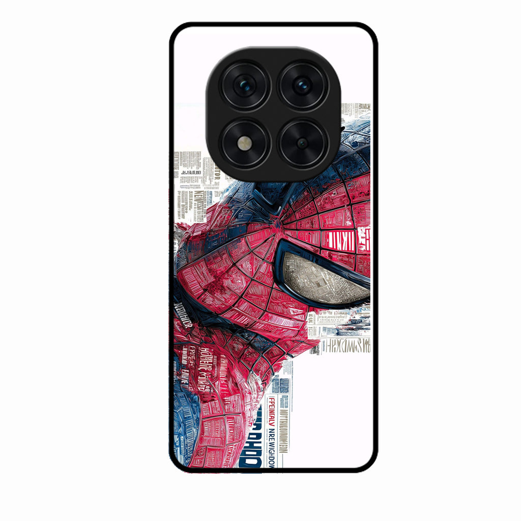 Red Blue Web Hero Glass Phone Cover for Poco X7 5G - ShopOnCliQ