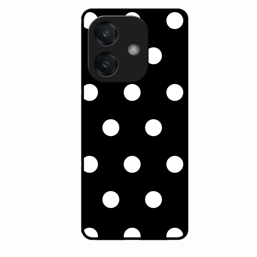 Classic Polka Dot Glass Phone Case for Oppo A3X 5G
