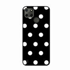 Classic Polka Dot Glass Phone Case for Realme C25Y