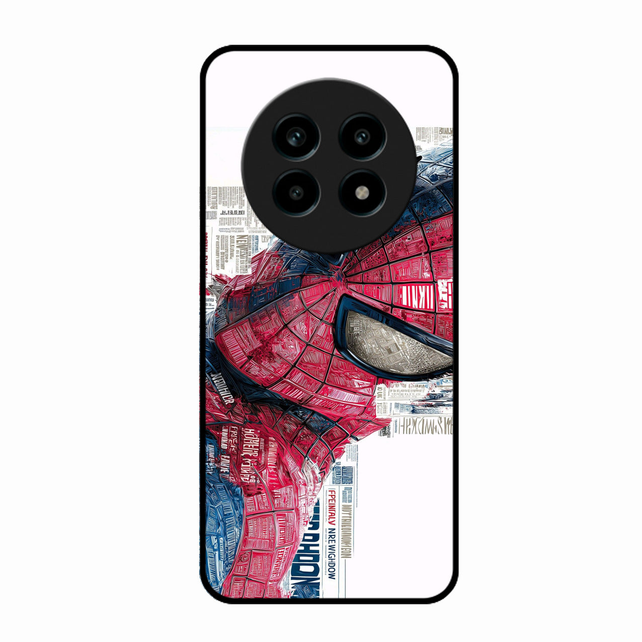 Red Blue Web Hero Glass Phone Cover for Realme 13 Pro Plus 5G