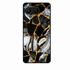 Black Gold Marble Glass Phone Case for Oneplus Nord 4 5G