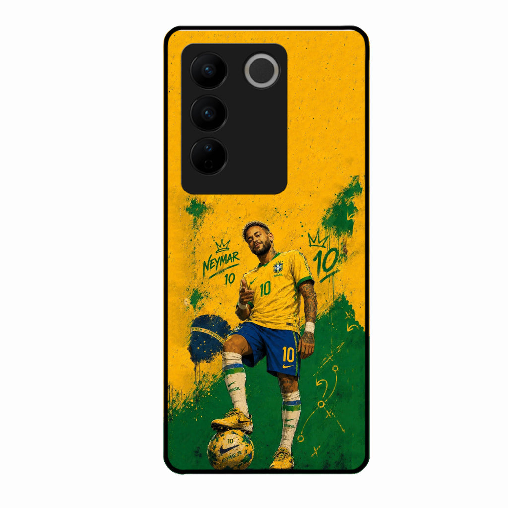 Golden Striker Glass Phone Case for Vivo V27 5G