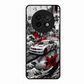 Japanese Wave Drift Racing Premium Glass Phone Case for Realme 13 Plus 5G