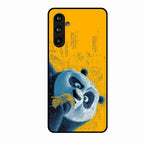 Cute Panda Sketch Premium Glass Phone Case for Samsung Galaxy F54 5G