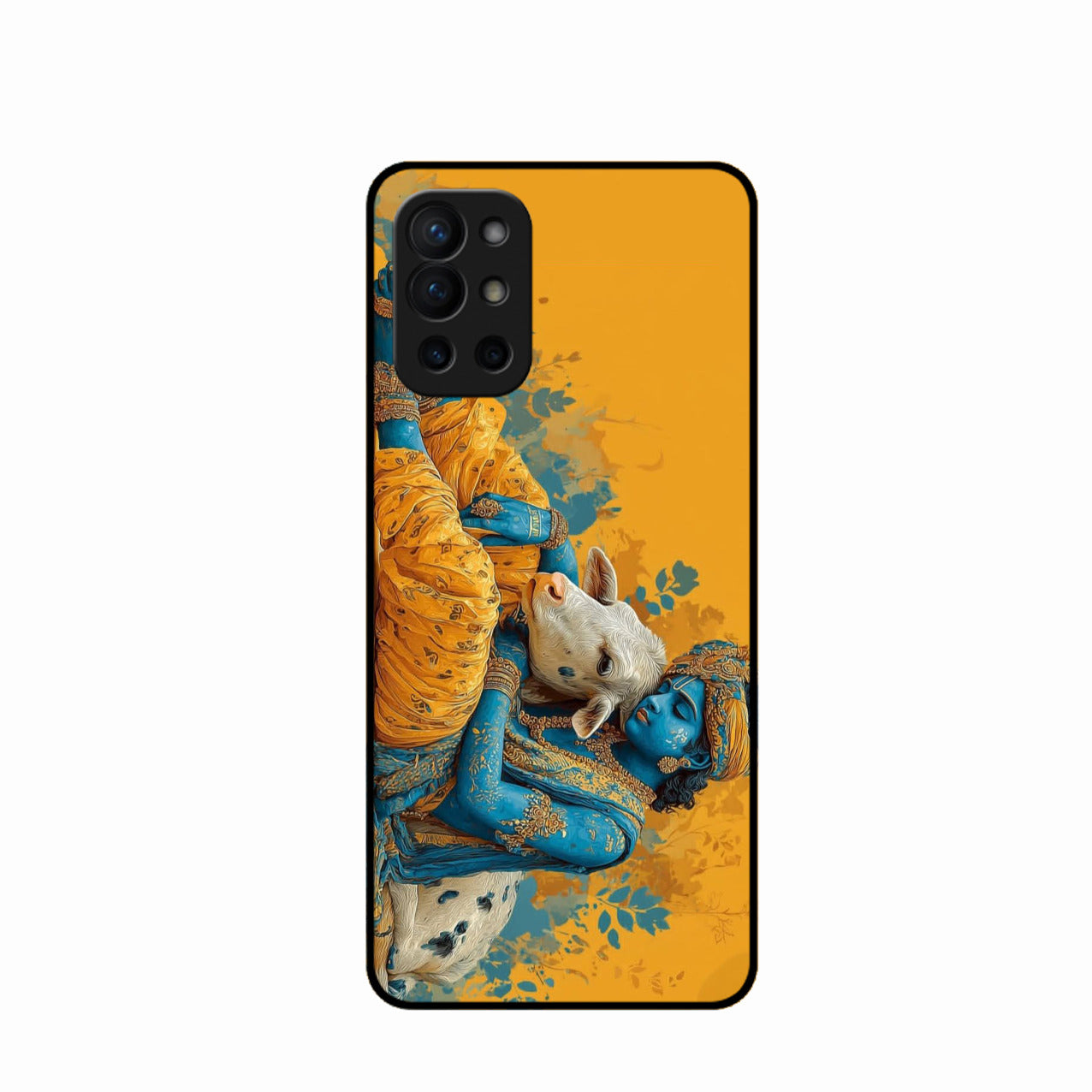 Divine Krishna Gopal Premium Glass Phone Case for Oneplus 9R 5G