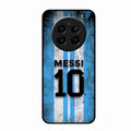 Blue Stripes Number 10 Football Glass Phone Case for Realme Narzo 70 5G
