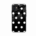 Classic Polka Dot Glass Phone Case for iPhone 11