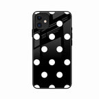 Classic Polka Dot Glass Phone Case for iPhone 11