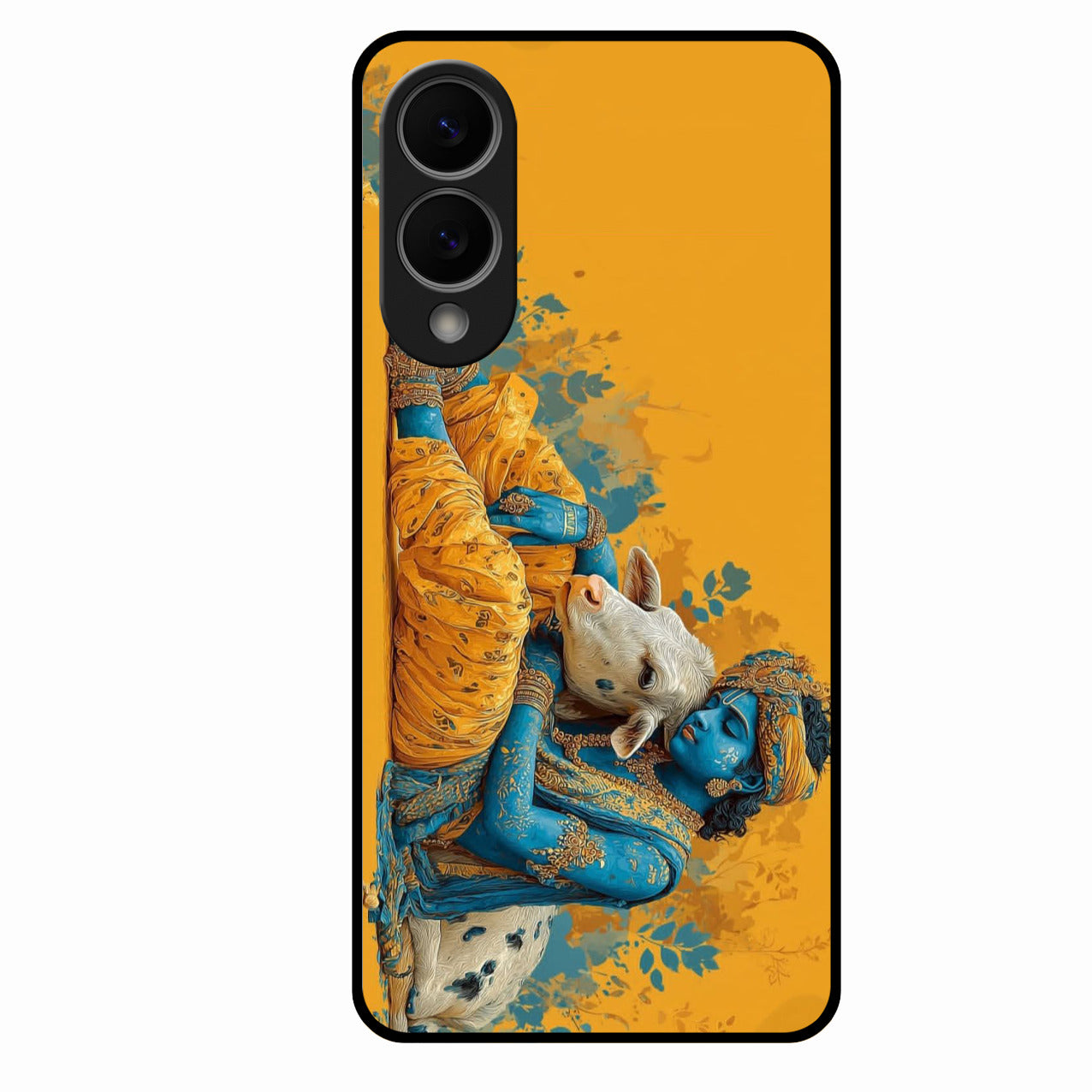 Divine Krishna Gopal Premium Glass Phone Case for Samsung Galaxy S25 Edge 5G