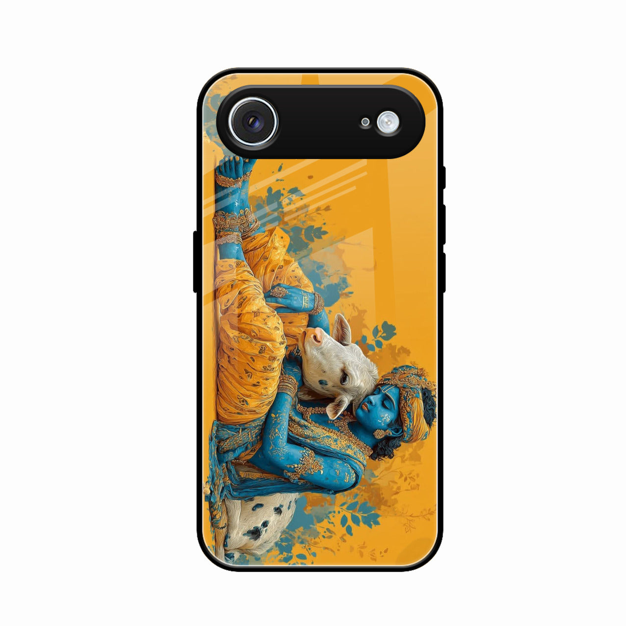 Divine Krishna Gopal Premium Glass Phone Case for iPhone Air