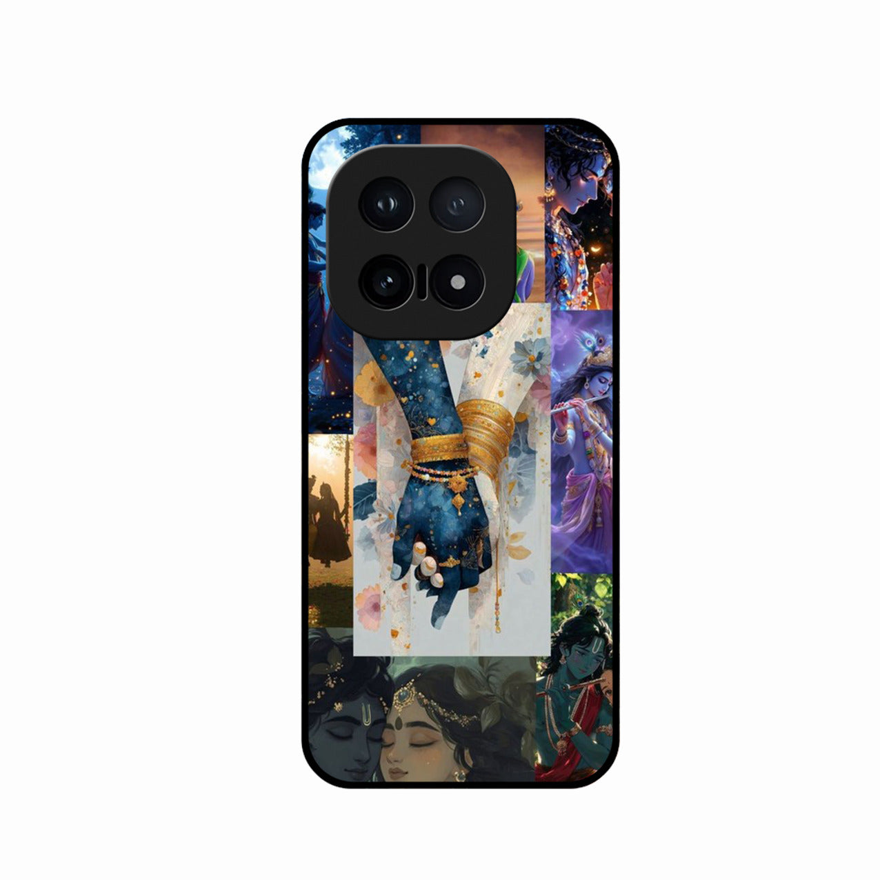 Eternal Radha Krishna Love Glass Phone Case for iQOO 15 5G