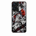 Itachi Uchiha Manga Collage Glass Phone Case for Redmi 13C 5G
