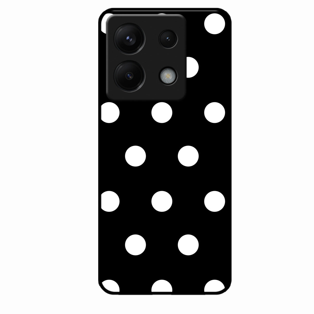 Classic Polka Dot Glass Phone Case for Redmi Note 13 Pro 5G