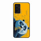 Cute Panda Sketch Premium Glass Phone Case for Vivo V23E 5G
