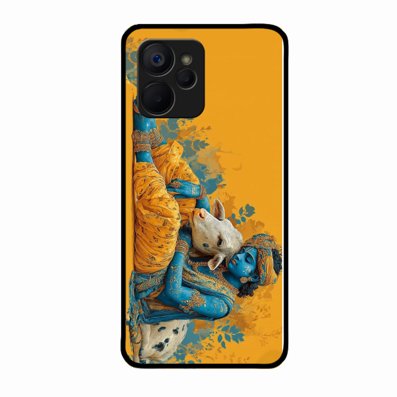 Divine Krishna Gopal Premium Glass Phone Case for Realme 9I 5G