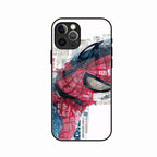 Red Blue Web Hero Glass Phone Cover for iPhone 12 Pro
