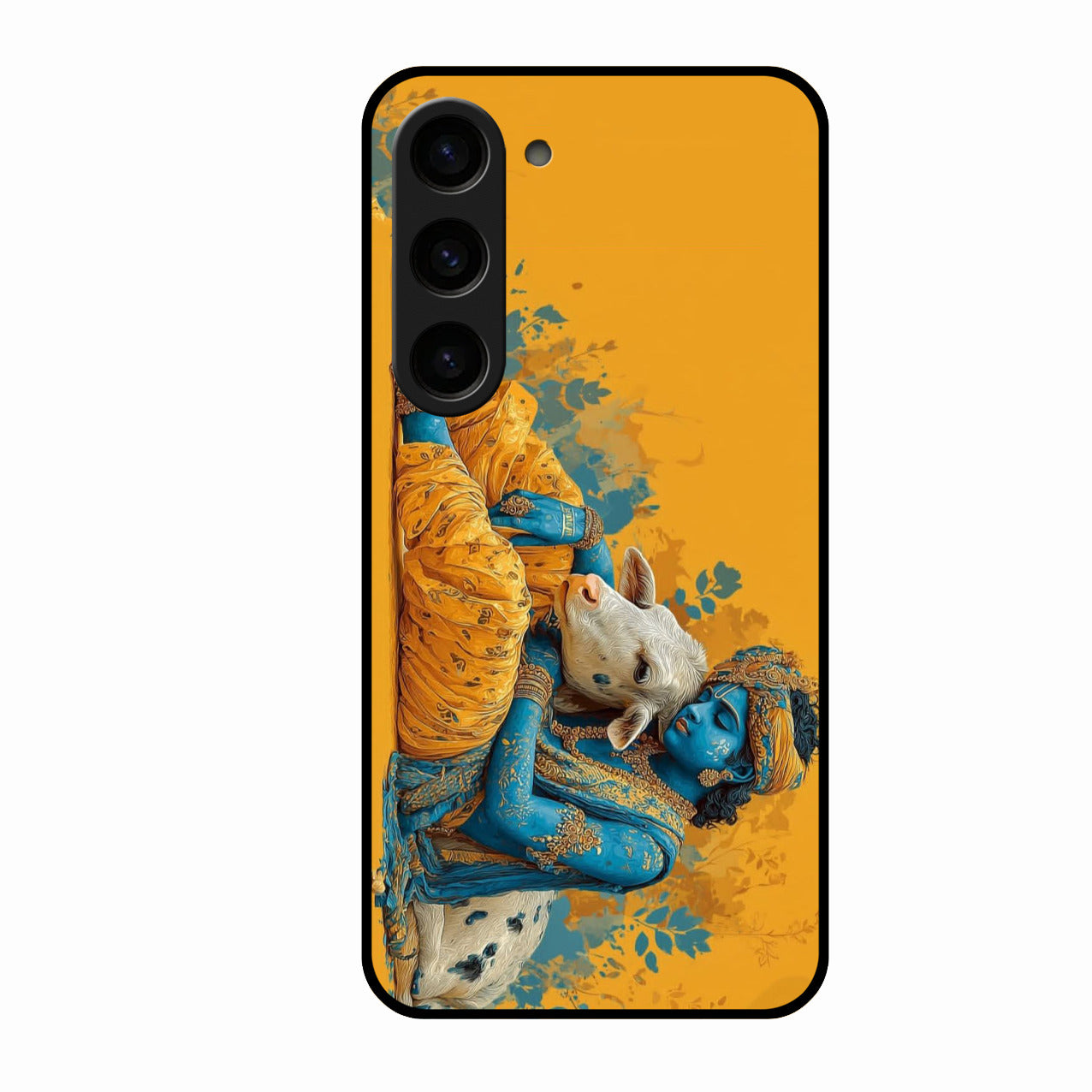 Divine Krishna Gopal Premium Glass Phone Case for Samsung Galaxy S23 5G