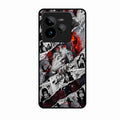 Itachi Uchiha Manga Collage Glass Phone Case for Realme Gt 7 Pro