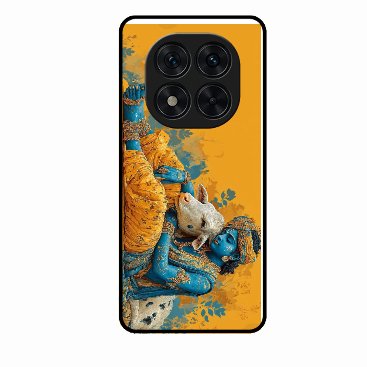 Divine Krishna Gopal Premium Glass Phone Case for Poco X7 5G