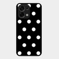 Classic Polka Dot Glass Phone Case for Oppo F33 5G