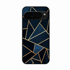 Midnight Gold Geometric Premium Glass Phone Case for Google Pixel 10 Pro XL