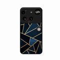 Midnight Gold Geometric Premium Glass Phone Case for Nothing Phone 3