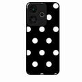 Classic Polka Dot Glass Phone Case for Redmi 13 5G