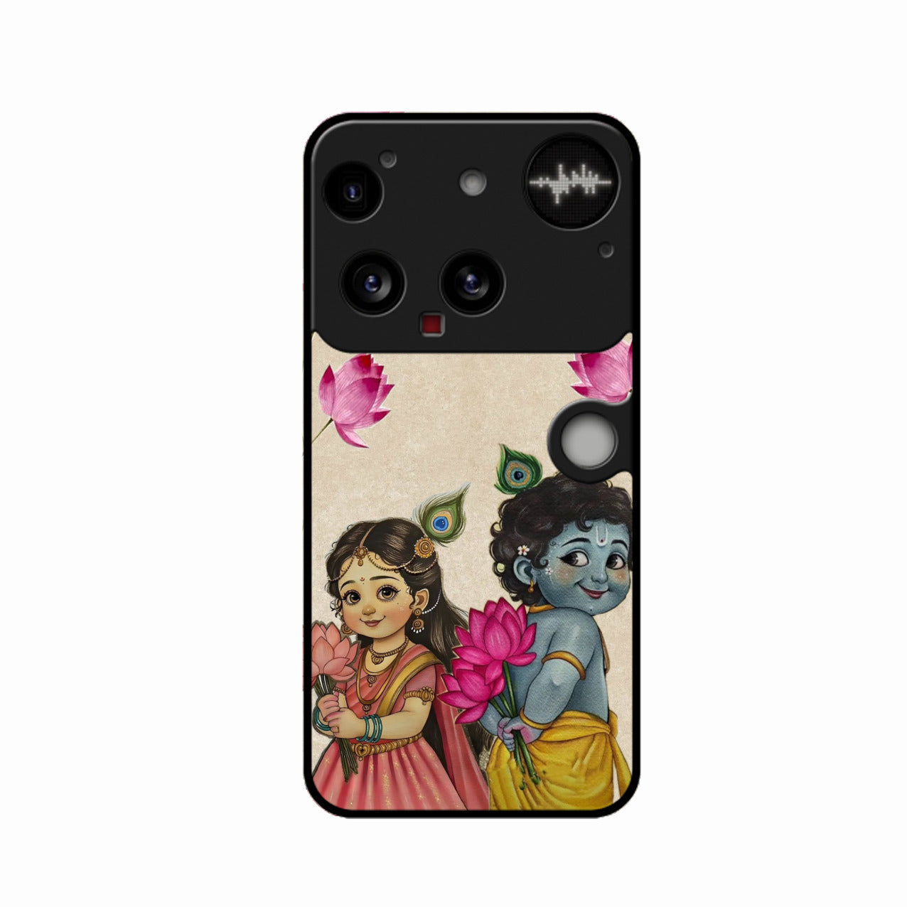 Krishna Eternal Lotus Glass Case for Nothing Phone 3