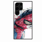 Red Blue Web Hero Glass Phone Cover for Samsung Galaxy S24 Ultra 5G