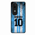 Blue Stripes Number 10 Football Glass Phone Case for Vivo V40E 5G