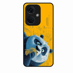 Cute Panda Sketch Premium Glass Phone Case for Oneplus Nord Ce 3 5G