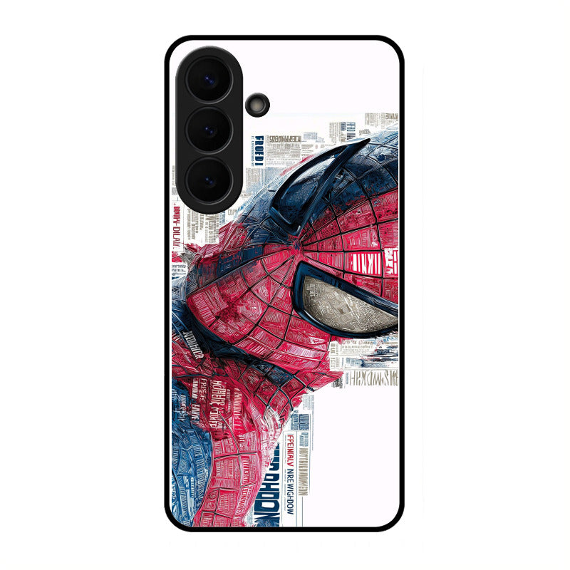 Red Blue Web Hero Glass Phone Cover for Samsung Galaxy S26 5G