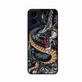 Midnight Dragon Glass Phone Case for Motorola G45 5G
