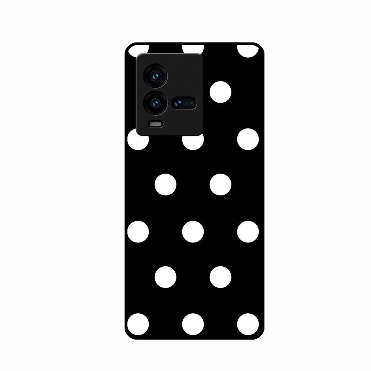 Classic Polka Dot Glass Phone Case for iQOO 9T 5G