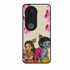Krishna Eternal Lotus Glass Case for Vivo T4 Ultra 5G