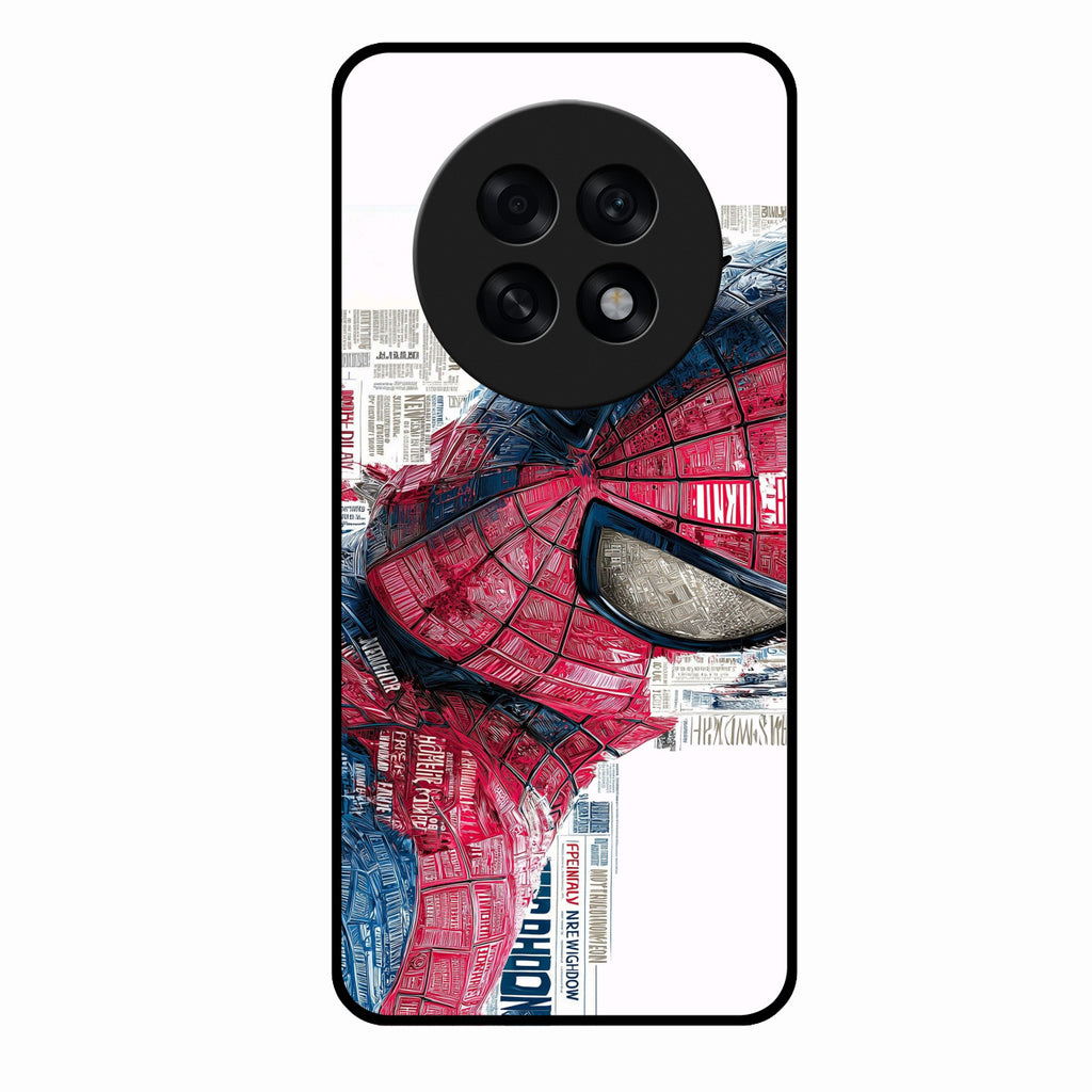 Red Blue Web Hero Glass Phone Cover for Oppo F31 Pro Plus 5G