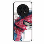 Red Blue Web Hero Glass Phone Cover for Oppo F31 Pro Plus 5G