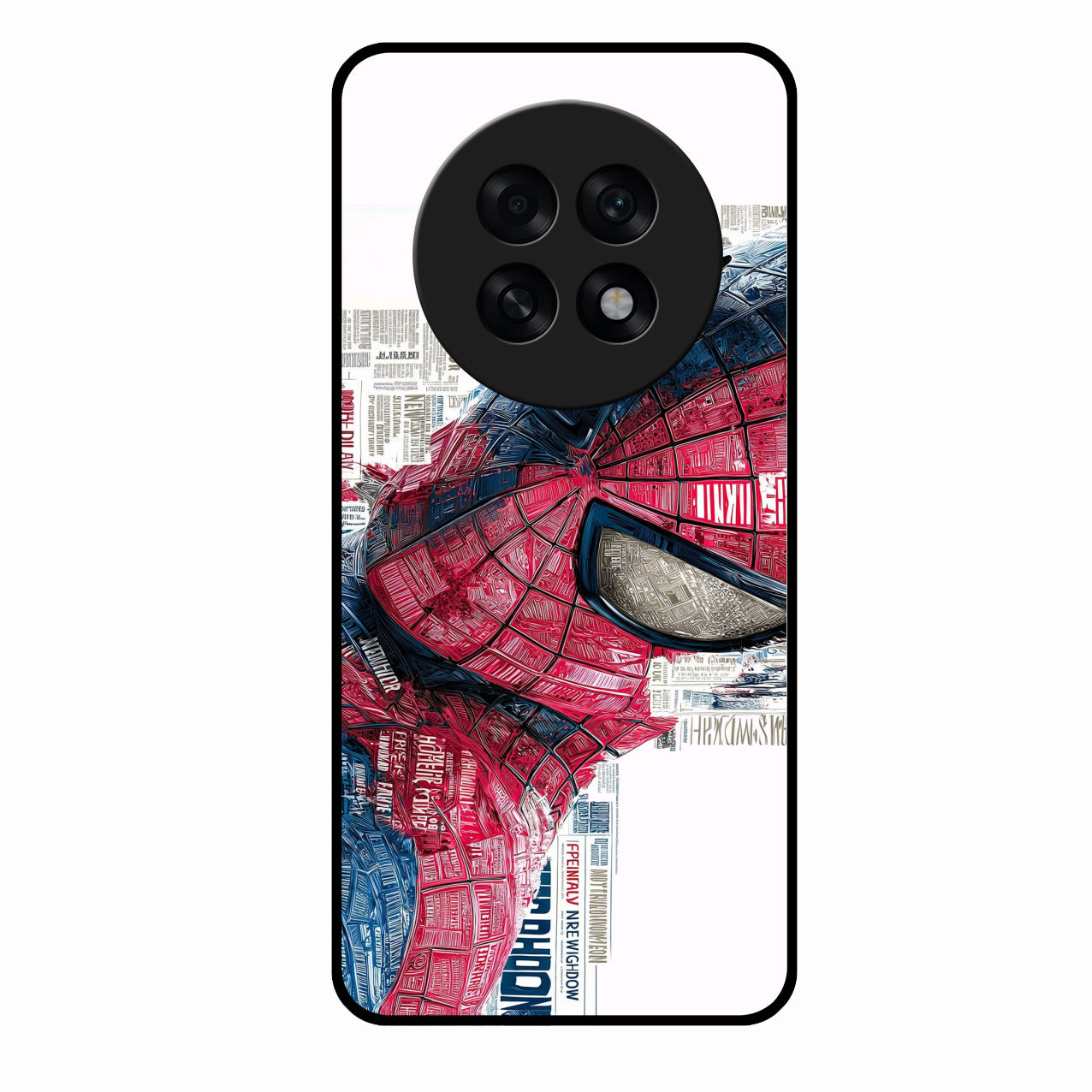 Red Blue Web Hero Glass Phone Cover for Oppo F31 Pro Plus 5G