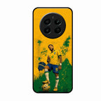 Golden Striker Glass Phone Case for Realme P1 5G