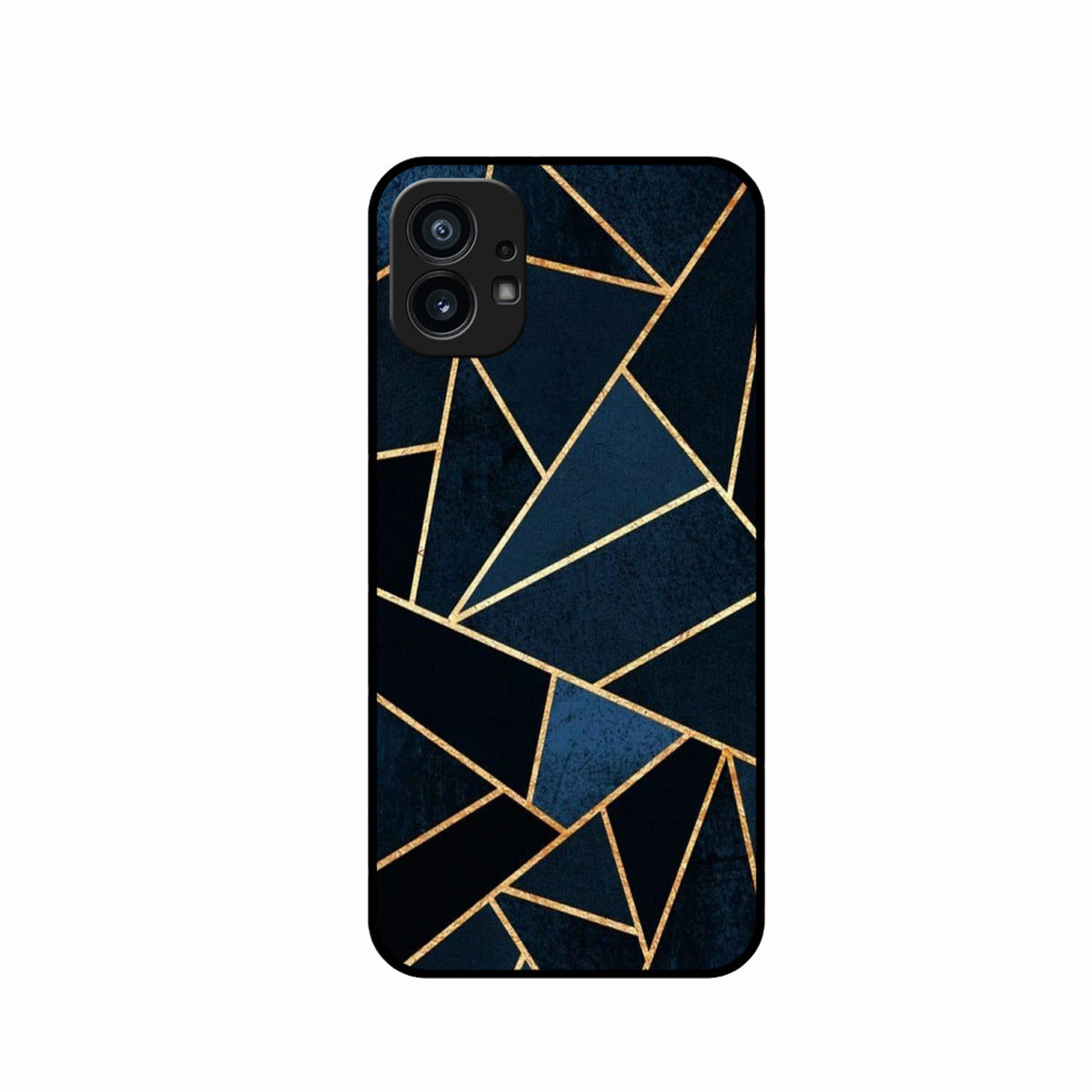 Midnight Gold Geometric Premium Glass Phone Case for Nothing Phone 1