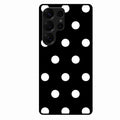 Classic Polka Dot Glass Phone Case for Samsung Galaxy S25 Ultra 5G