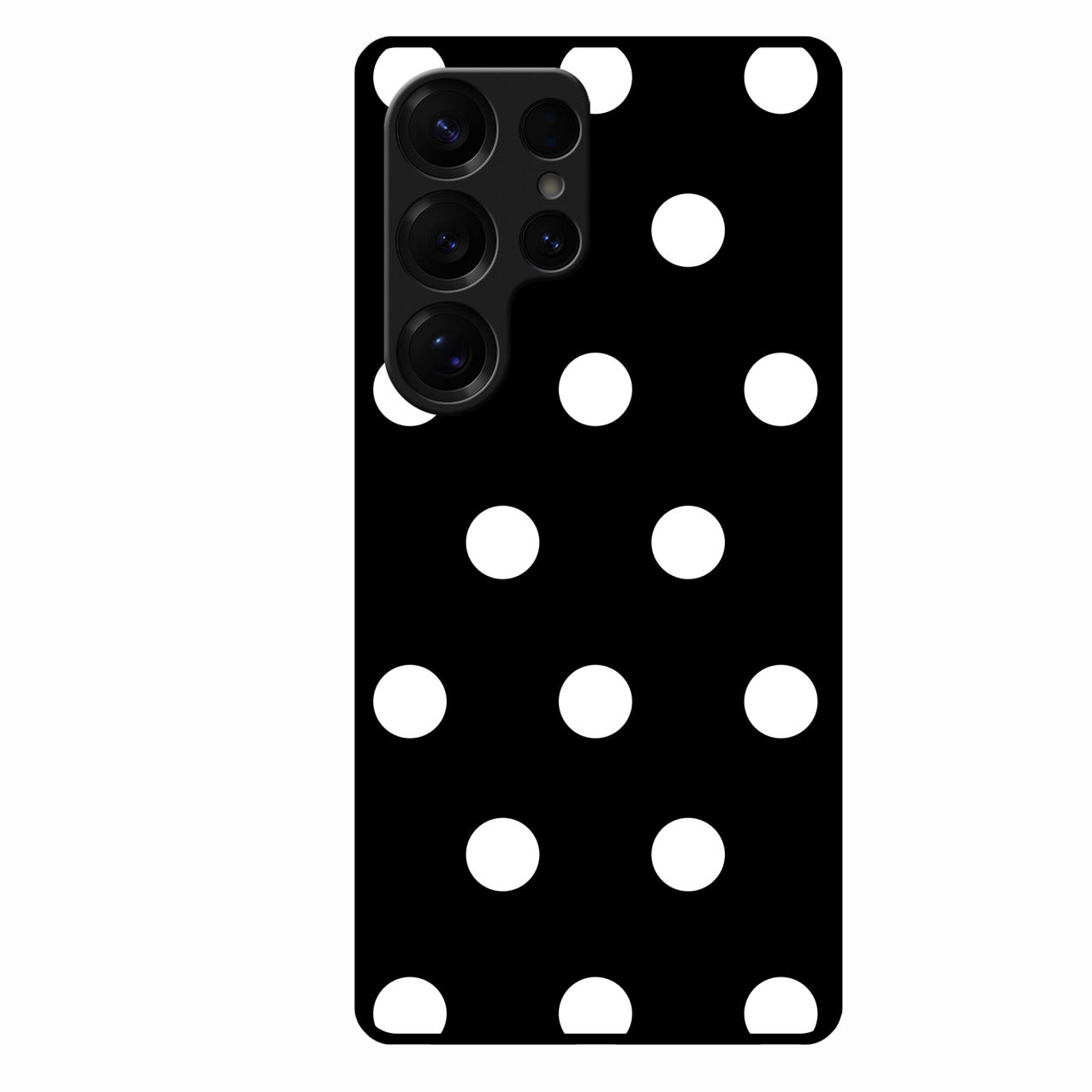Classic Polka Dot Glass Phone Case for Samsung Galaxy S25 Ultra 5G
