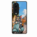Cartoon Scooter Adventure Premium Glass Phone Case for Vivo T3 Ultra