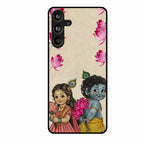 Krishna Eternal Lotus Glass Case for Samsung Galaxy F55 5G
