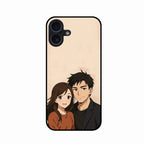 Custom Personalised Art Photo Glass Case for iPhone 16 Plus