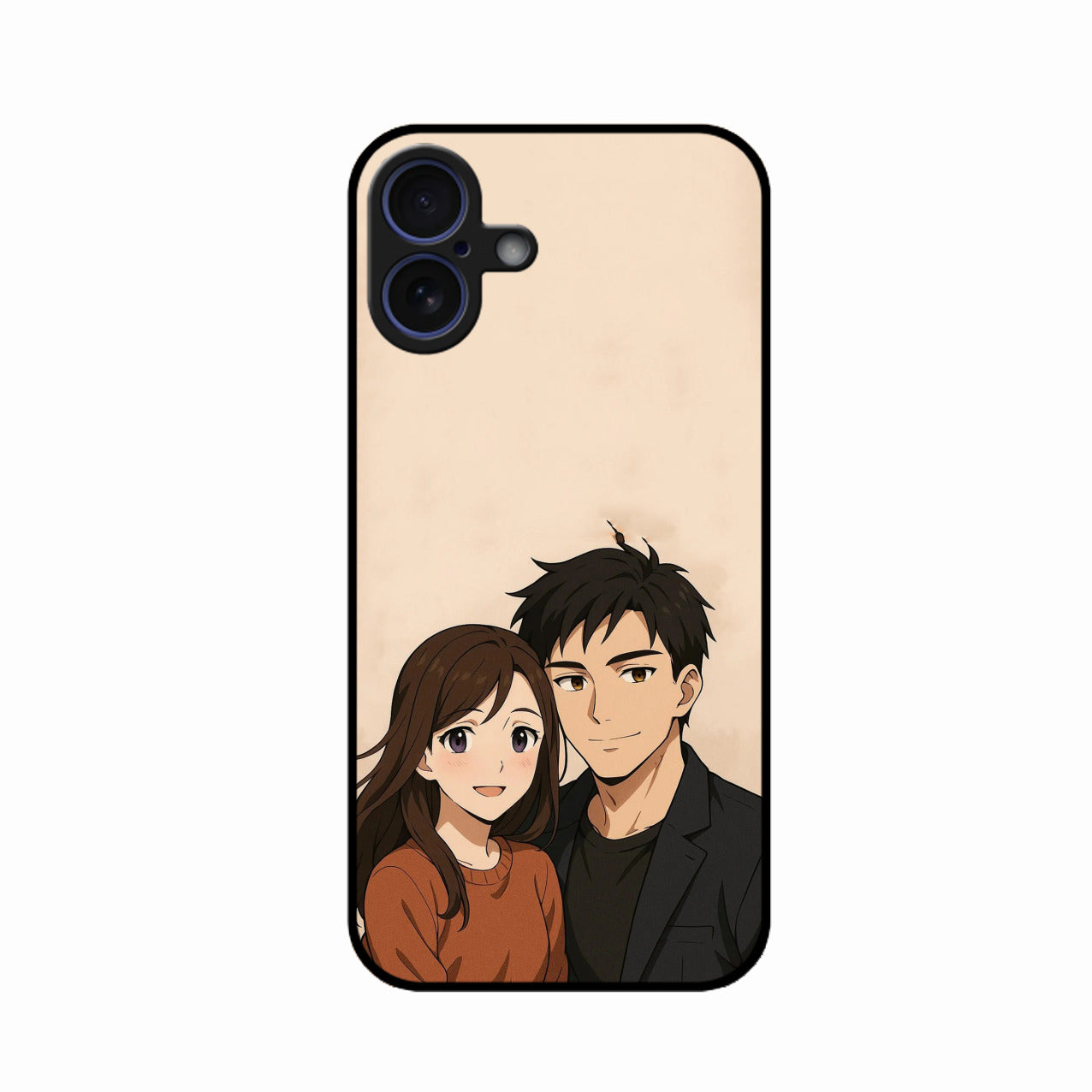 Custom Personalised Art Photo Glass Case for iPhone 16 Plus